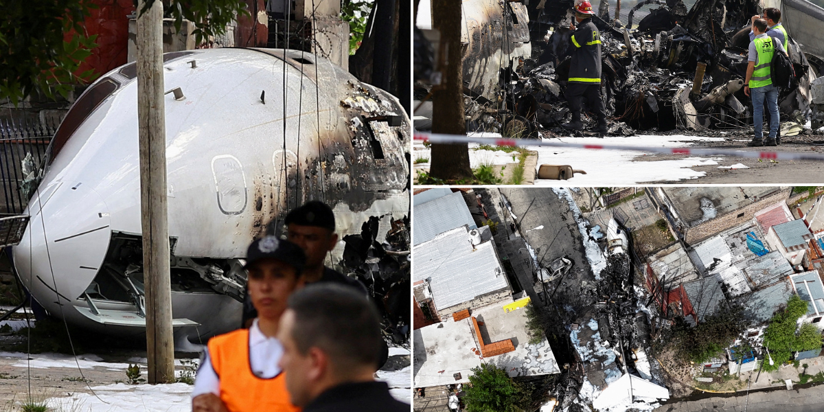 NextImg:Two people dead after plane crashes into residential area in Argentina