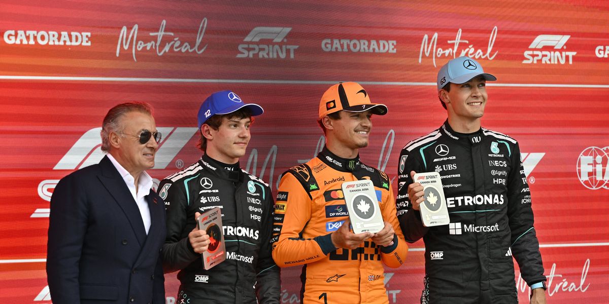 George Russell wins Canadian Grand Prix Sprint after colliding with teammate Kimi Antonelli George Russell wins Canadian Grand Prix Sprint after colliding with teammate Kimi Antonelli