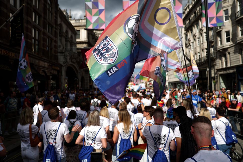 FA flag at Pride
