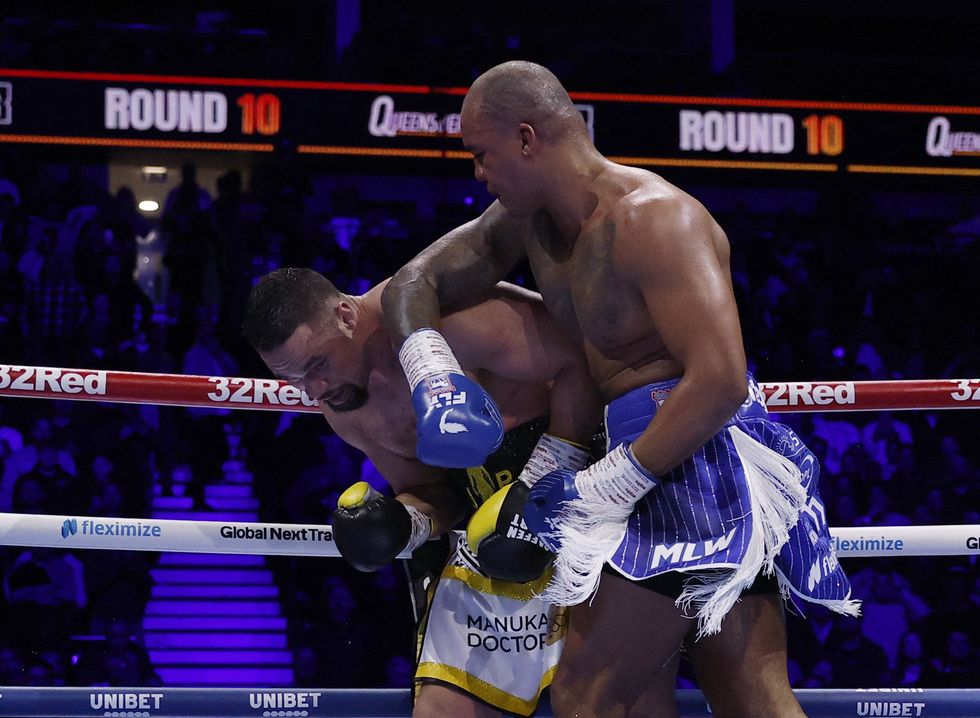 Fabio Wardley stopped Joseph Parker in the 11th round on Saturday night
