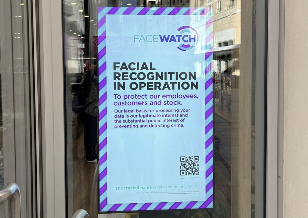 Facewatch sign