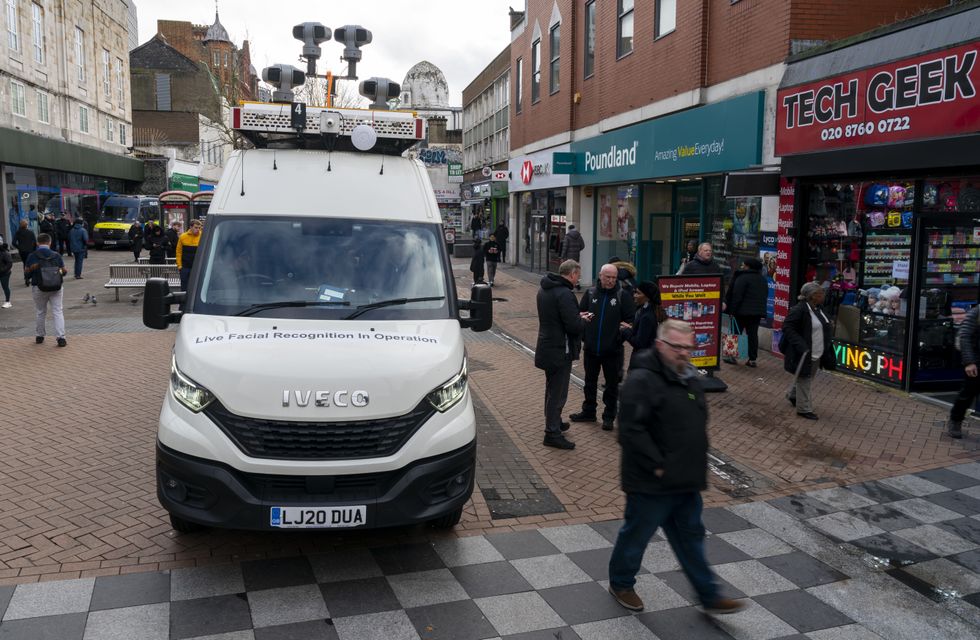 Facial recognition van