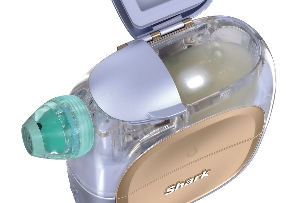 FacialPro Glow and DePuffi displayed with dirty water after use