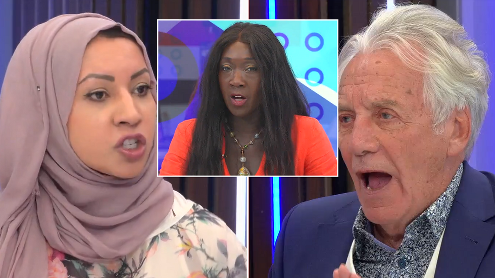 Fahima Mahomed and Jeff banks