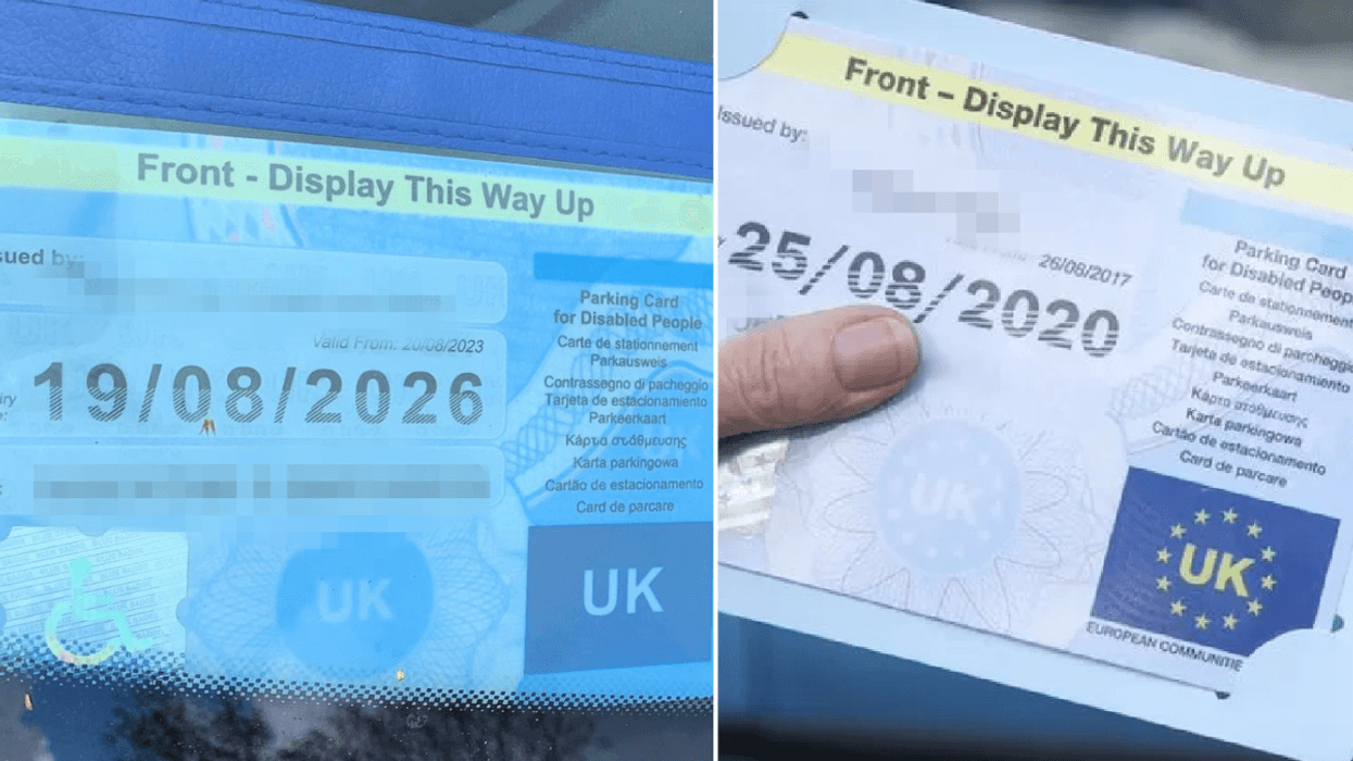 Fake Blue Badge and a real Blue Badge