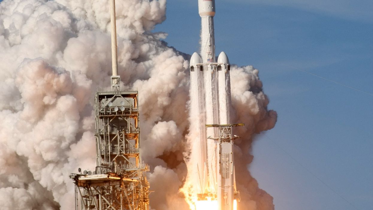 Falcon Heavy rocket launch