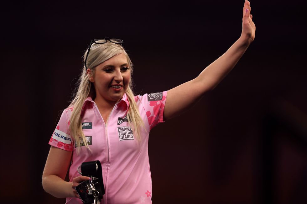 Fallon Sherrock has lost the opening round at the Ally Pally for four consecutive years