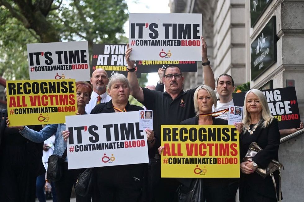 Families protest
