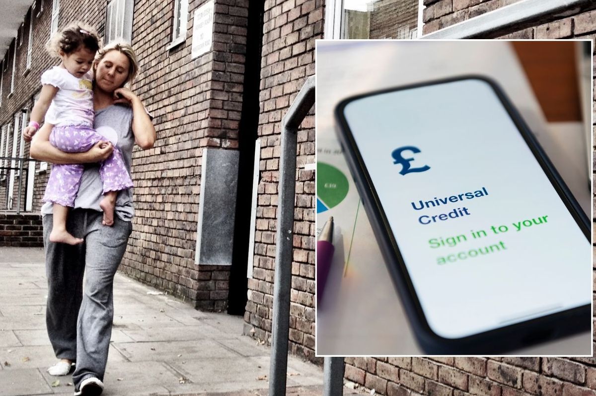Family and Universal Credit on phone