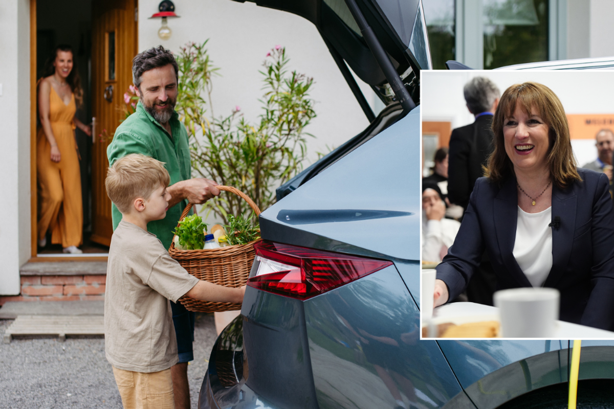 Family electric car and Rachel Reeves