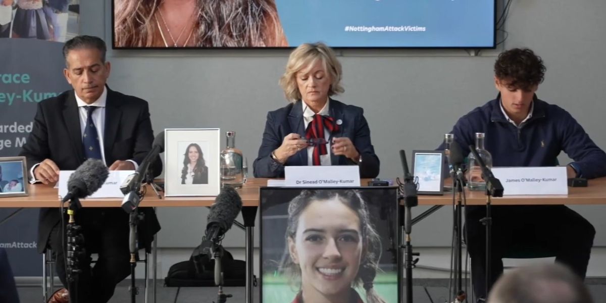 NextImg:WATCH IN FULL - Grace O'Malley-Kumar's family give press conference as young hero given 'rare award'