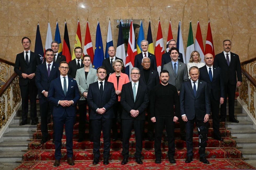 Family photo European leaders at Lancaster House