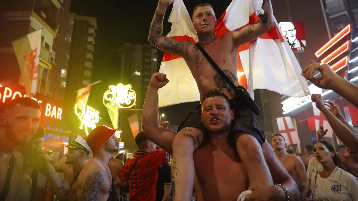 Fans gather for Netherlands v England - Benidorm, Spain