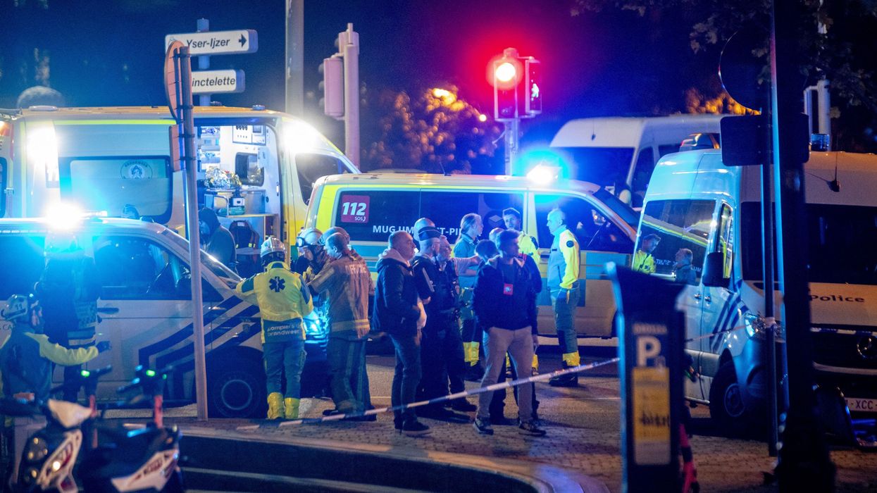 Fans have been told to stay inside Belgium's national stadium