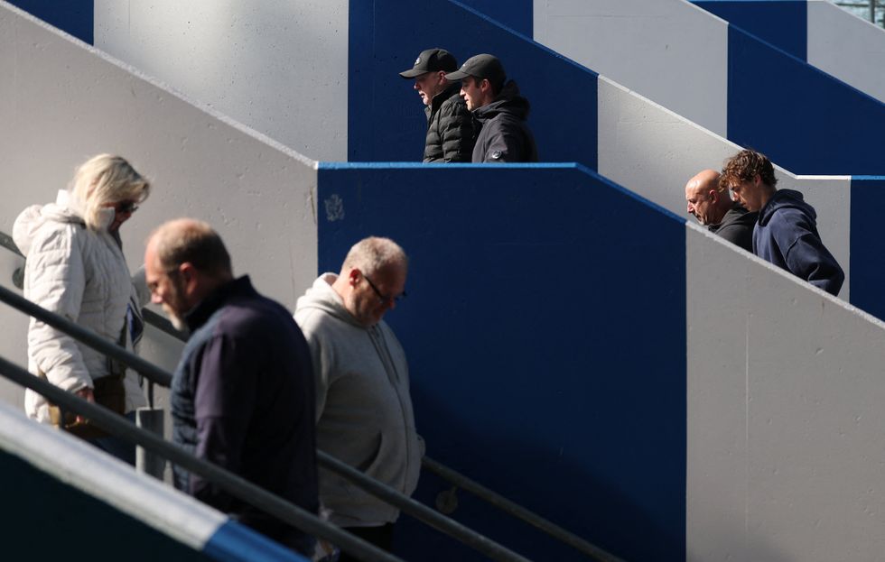 Fans struggled to get to the Amex Stadium on time due to the amount of traffic