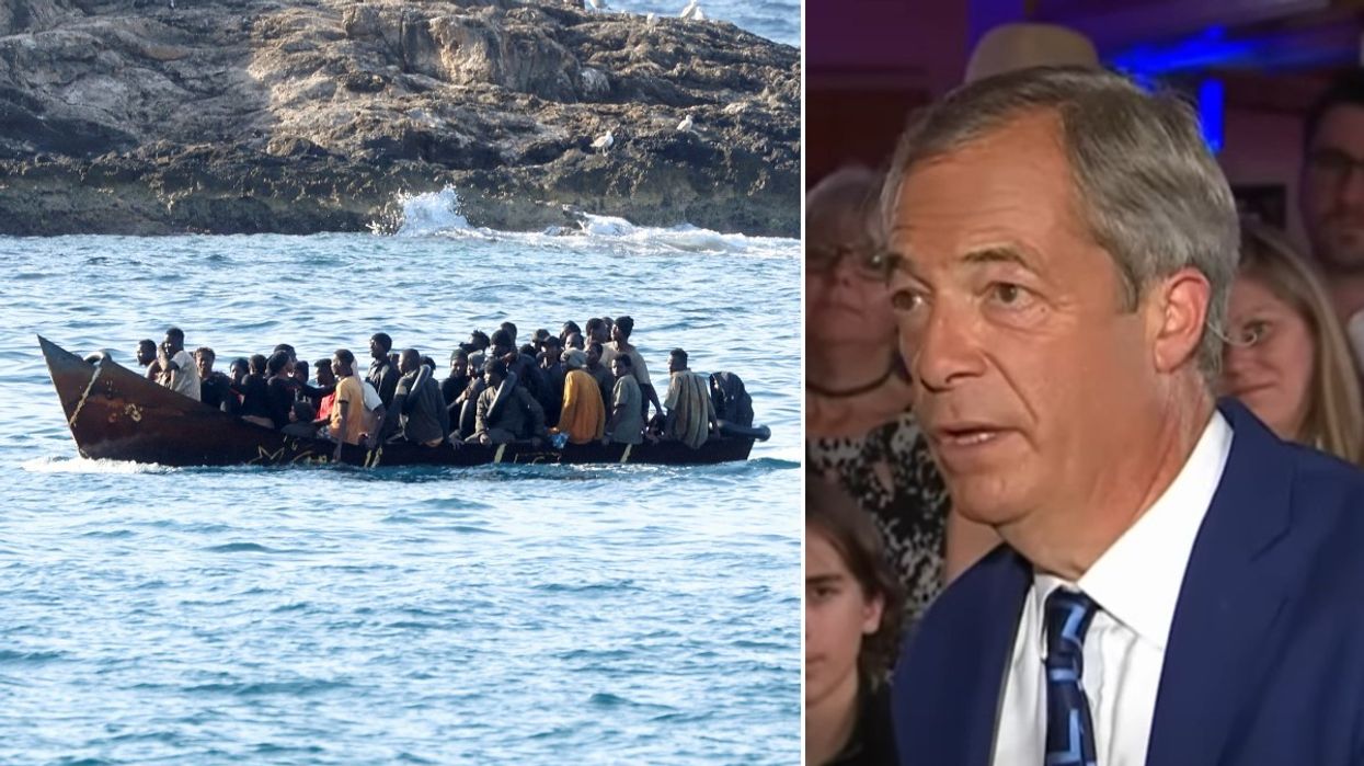 Farage and Lampedusa migrants