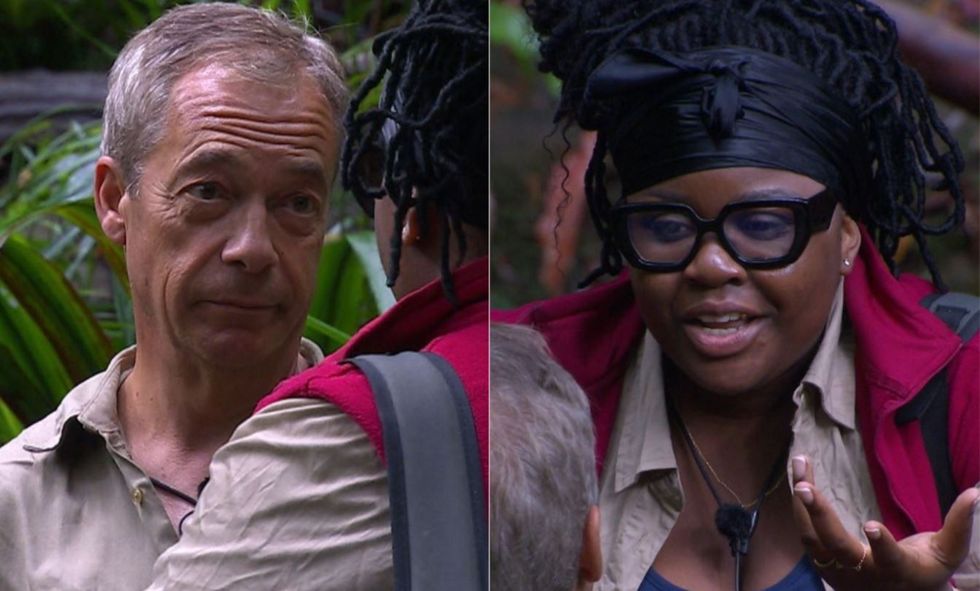 Farage and Nella Rose