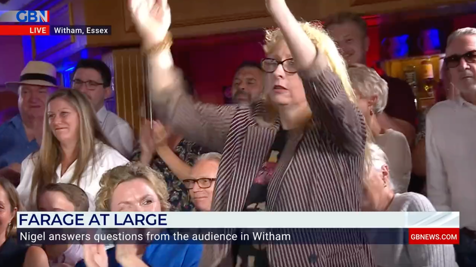 Farage at Large audience