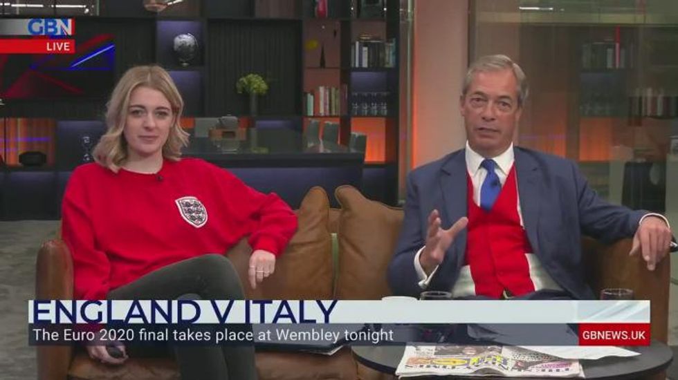 Nigel Farage: Ursula von der Leyen 'can't bear the thought of Brexit Britain succeeding' in the Euro 2020 final