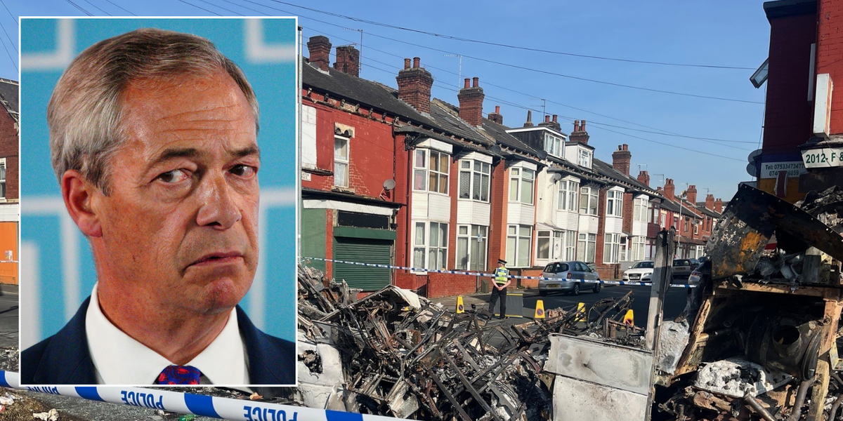 NextImg:Nigel Farage sparks furious row as he wades into Leeds riots: 'Politics of the subcontinent!'