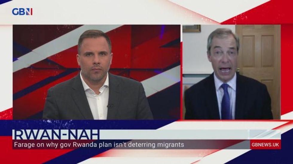 Nigel Farage declares Rwanda failure 'will guarantee a Labour/Lib Dem coalition at the next election'