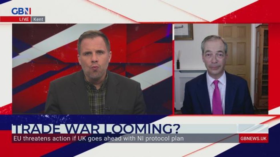 Nigel Farage fears break-up of UK as Liz Truss pulls Brexit trigger and EU prepares for trade war