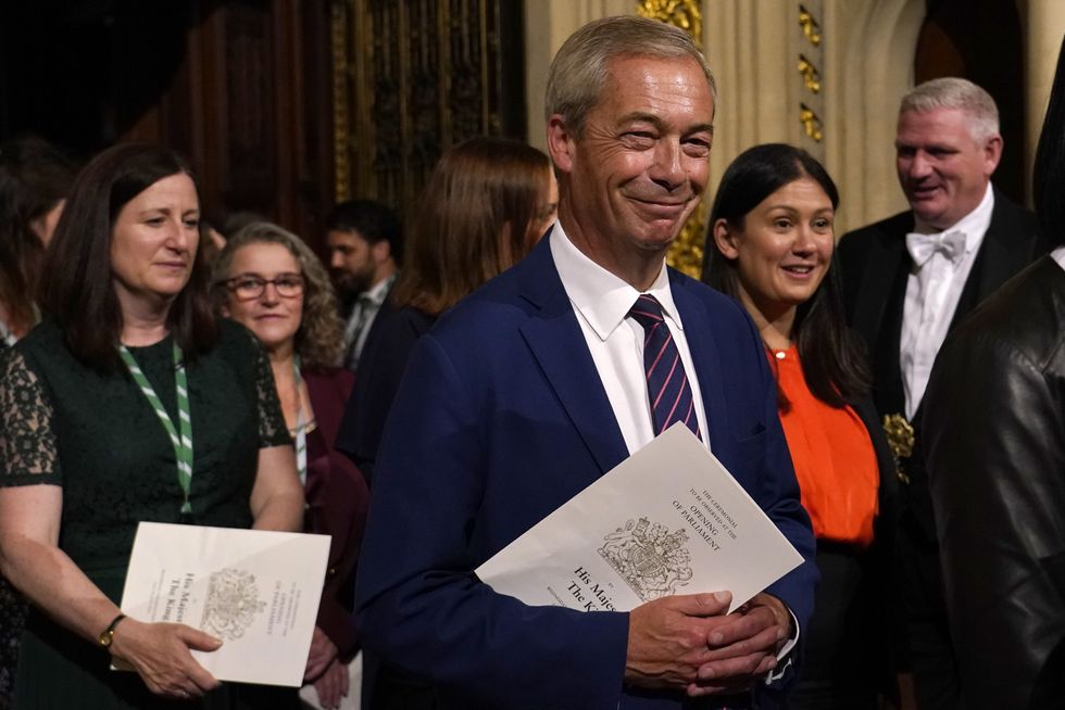Farage delivers verdict on King's Speech as Labour pushes for growth