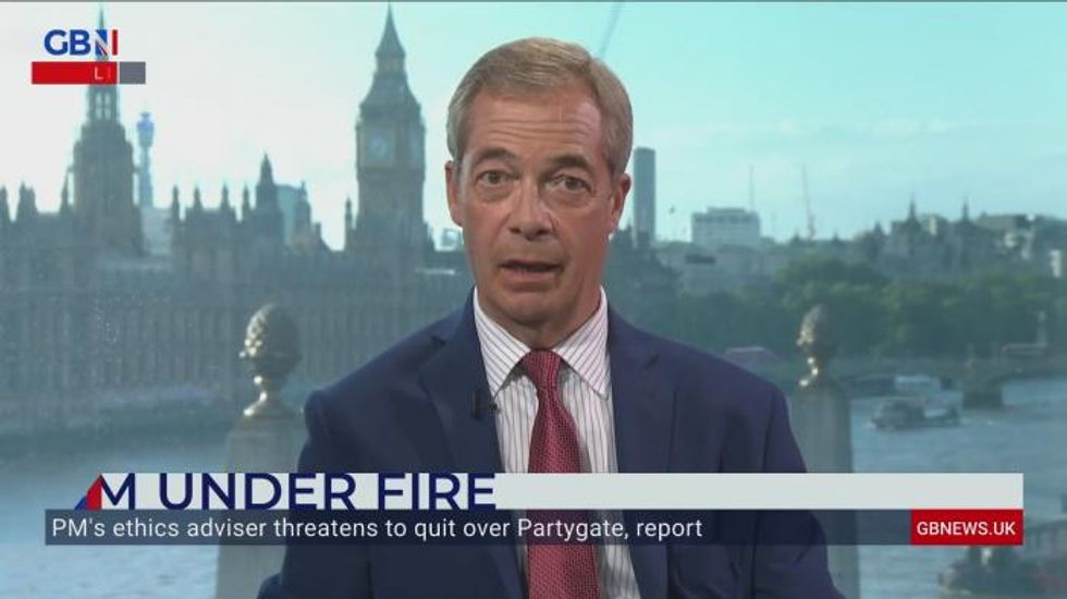 Nigel Farage says Boris Johnson 'isn’t the right man for now' as he calls on Tories to 'man up and take gamble'