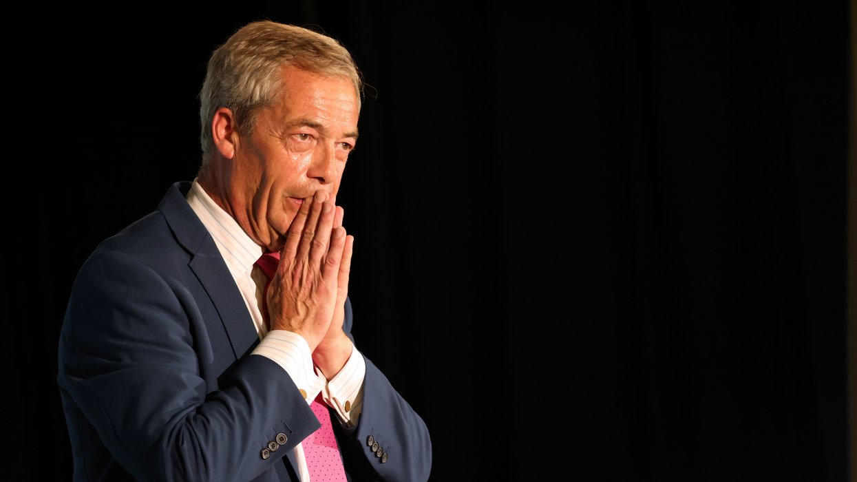 Farage 'dismayed' as Reform volunteer filmed spouting racial slur