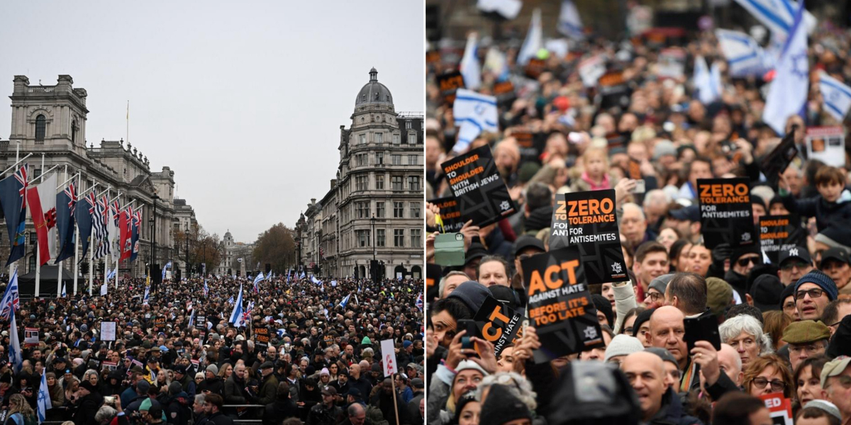 NextImg:Campaign Against Antisemitism to take to streets of London as hate crimes against Jews quadruple - 'Racist radicalisation is not being addressed'