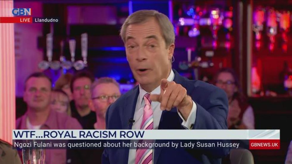 Nigel Farage SLAMS Ngozi Fulani over royal race row - 'Planned this from the very start!'