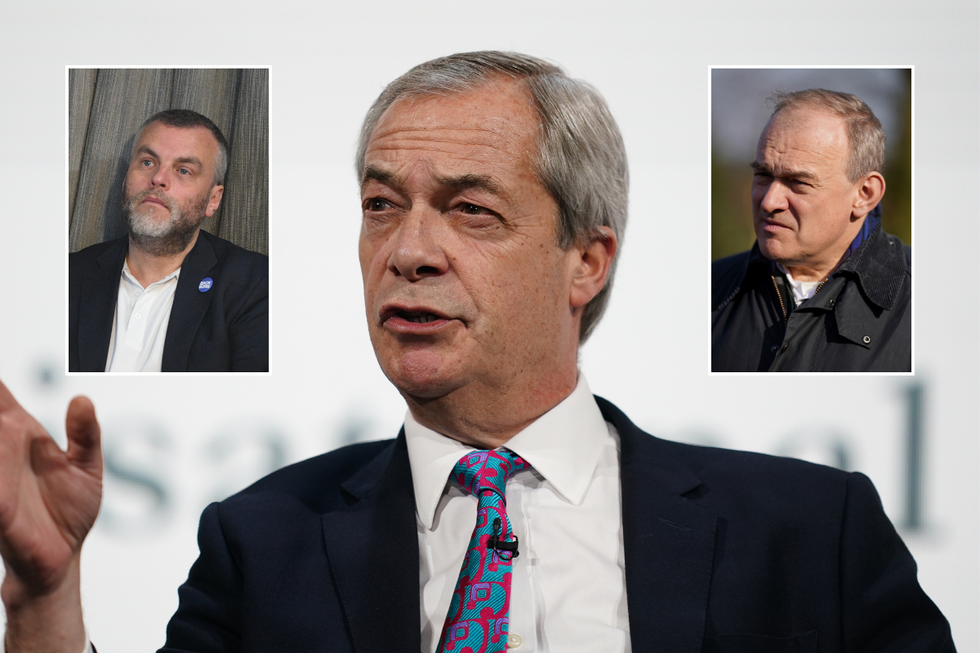 Farage has come under fire from Tim Montgomerie and Sir Ed Davey\u200b