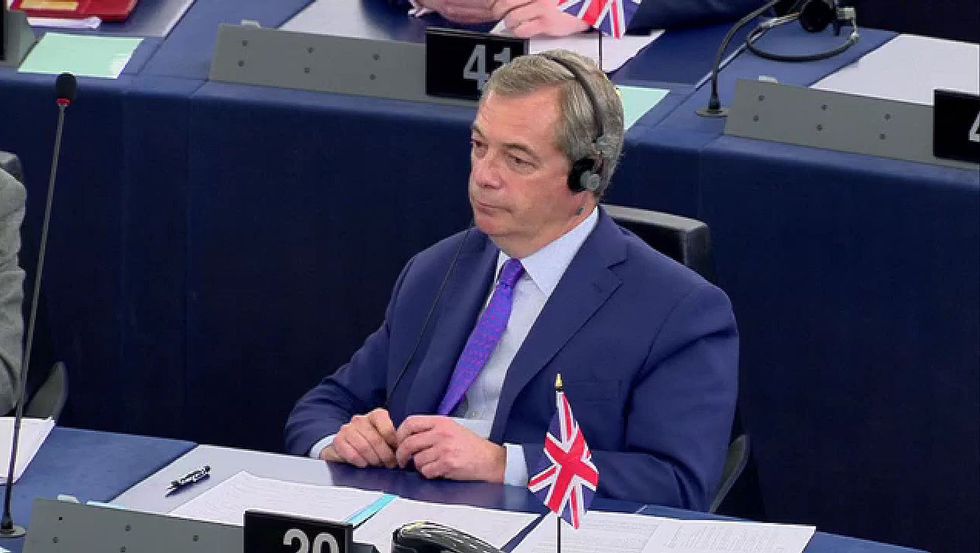 Farage in the European Parliament