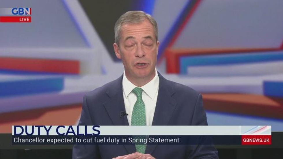 Nigel Farage calls for end of EU rules in UK as Rishi Sunak faces worst economic crisis since 1973