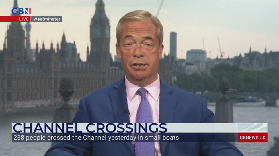 Nigel Farage condemns activists protesting deportation of illegal migrants as the 'enemy within'