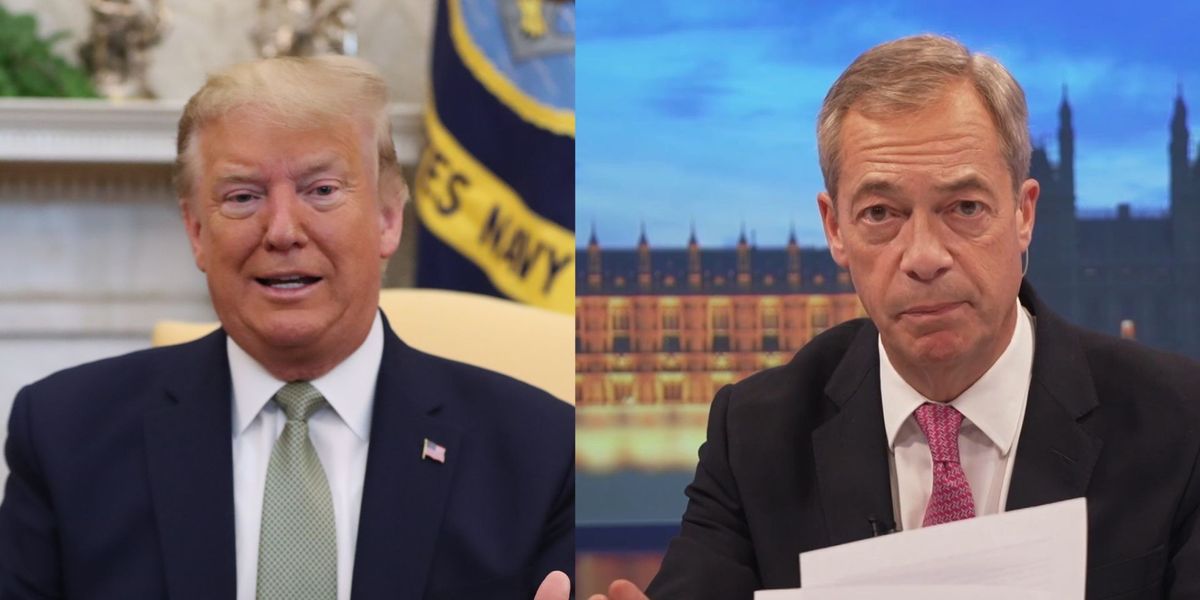 NextImg:Nigel Farage: 'Remainer' Foreign Office that wants us back in EU claims a Trump victory could cause major security issue