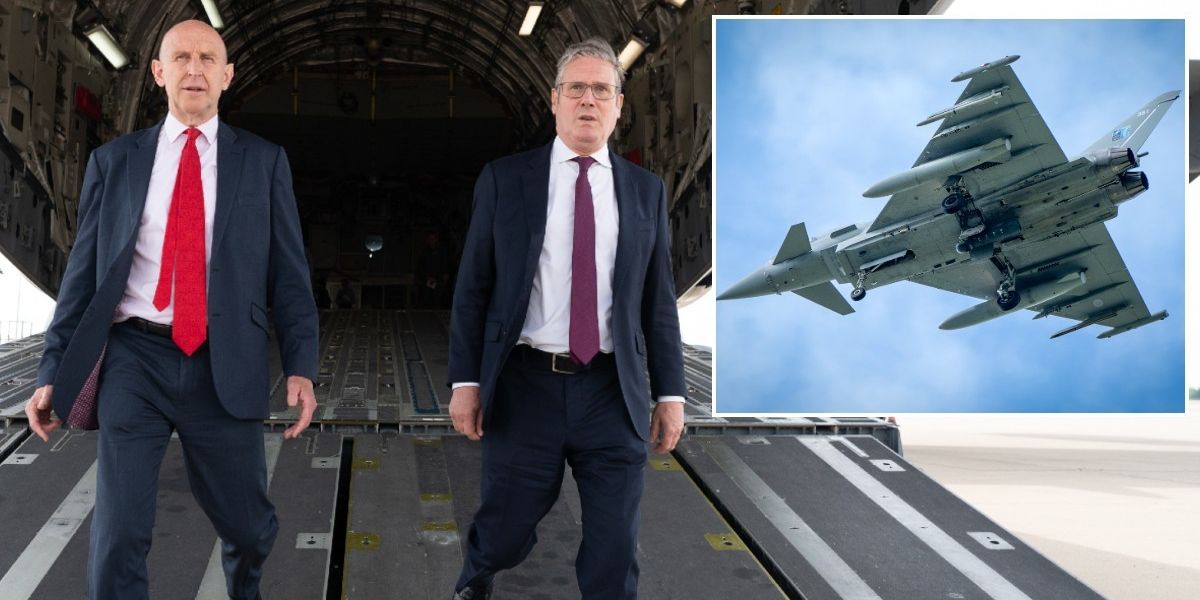 NextImg:Britain prepared to send Typhoon fighter jets to police skies of Ukraine after Russia draws 'red line' on troops