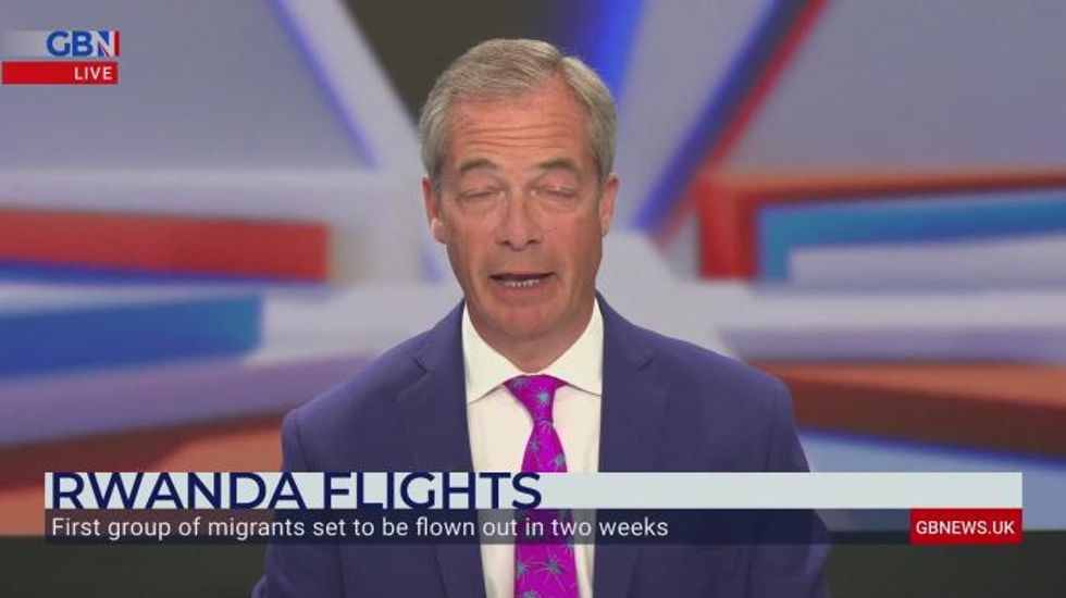 Nigel Farage casts doubt over first Rwanda migrant flight: 'I don't believe it will take off'