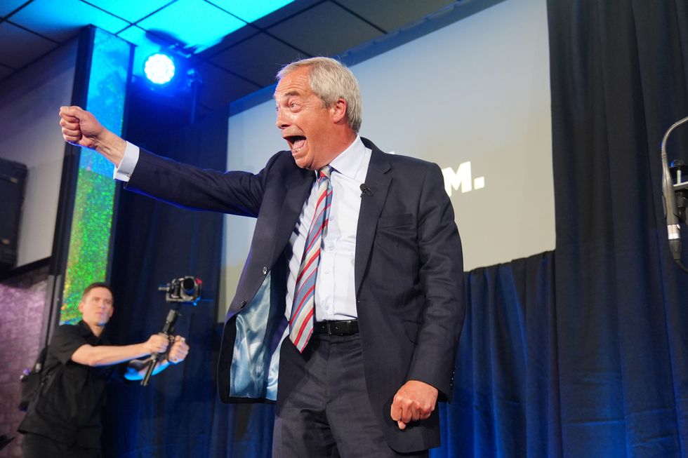 Farage's party swooped to victory in four council seats