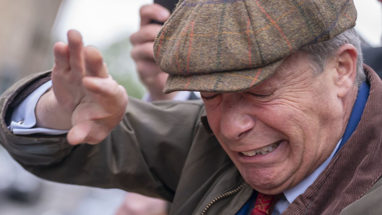 Man charged after objects thrown at Nigel Farage while Reform leader was out campaigning