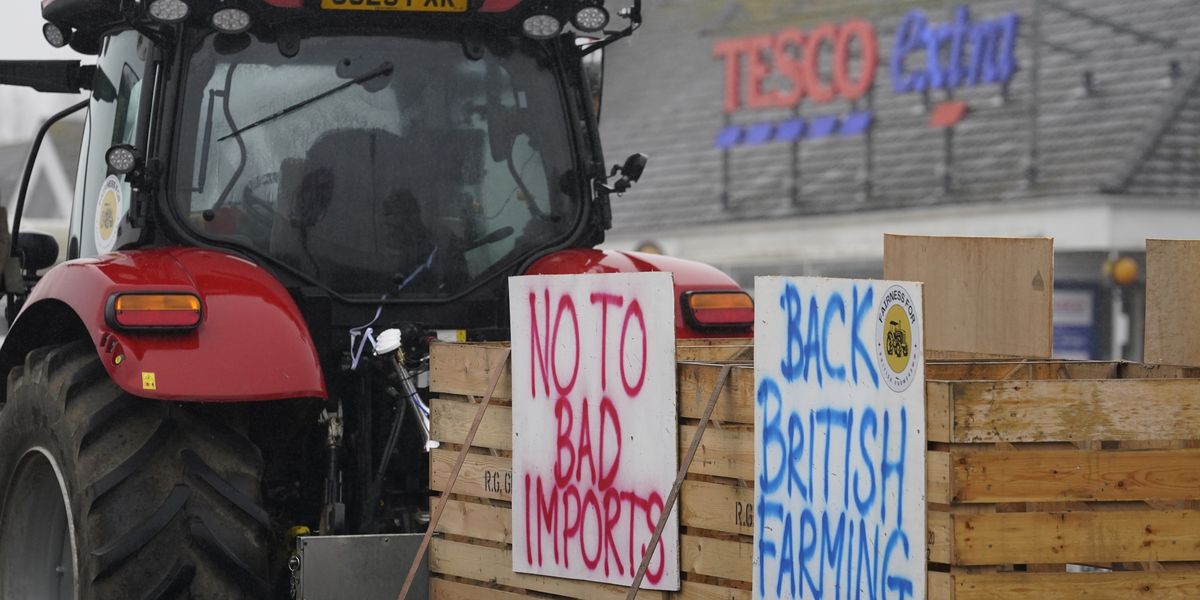 NextImg:Tesco warns inheritance tax raid on farmers has put Britain's food security at risk