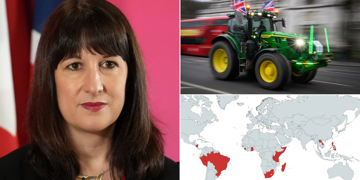 NextImg:MAPPED: The foreign farmers handed £500m in aid REVEALED as Reeves slaps inheritance tax on local producers