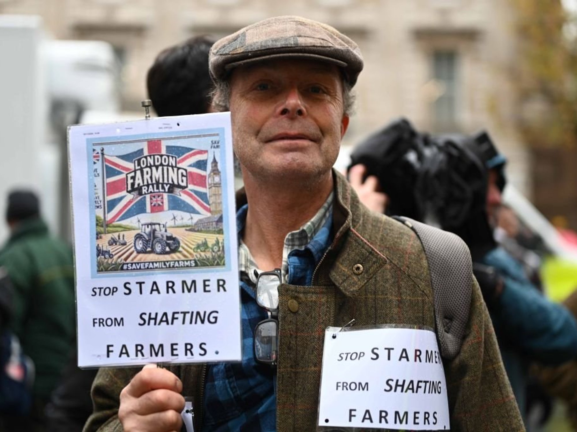 Farmer protest in London