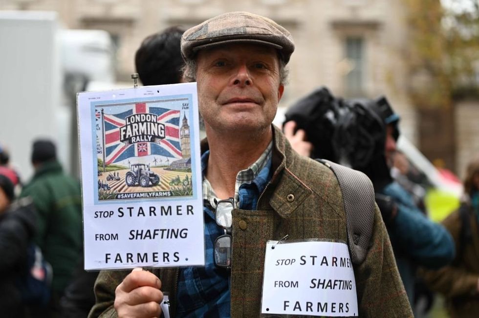 Farmer protest in London