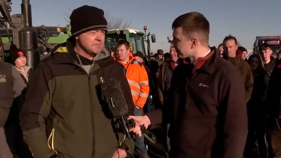 Farmer protest
