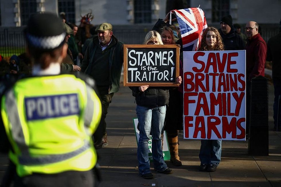 Farmer protest