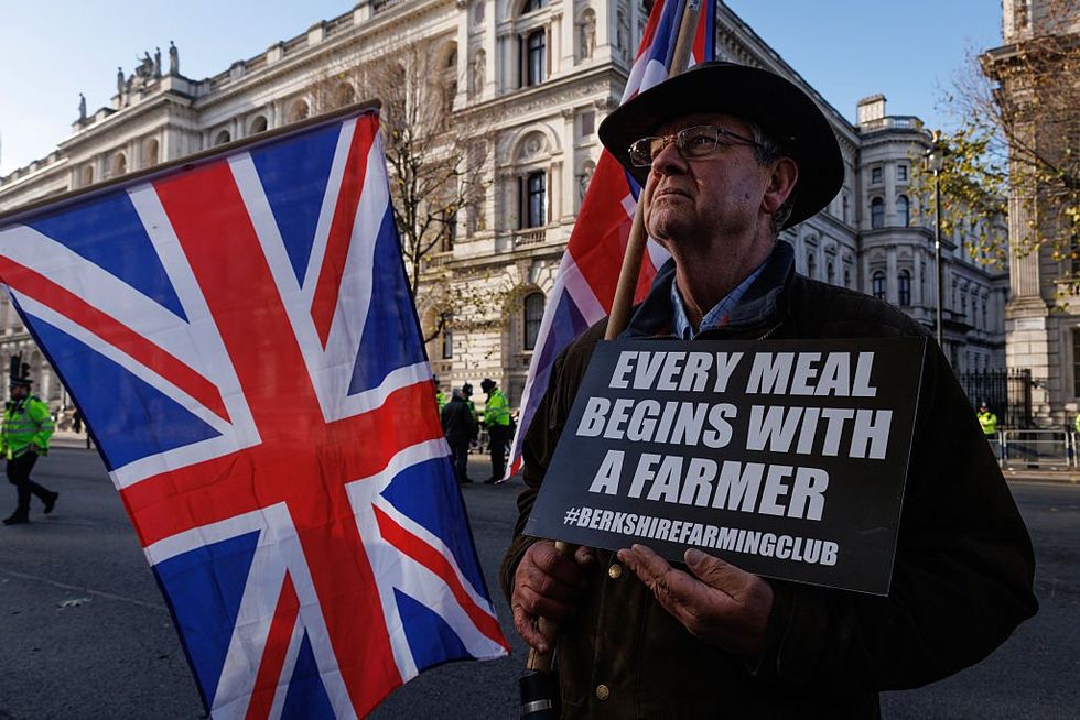 Farmer protest