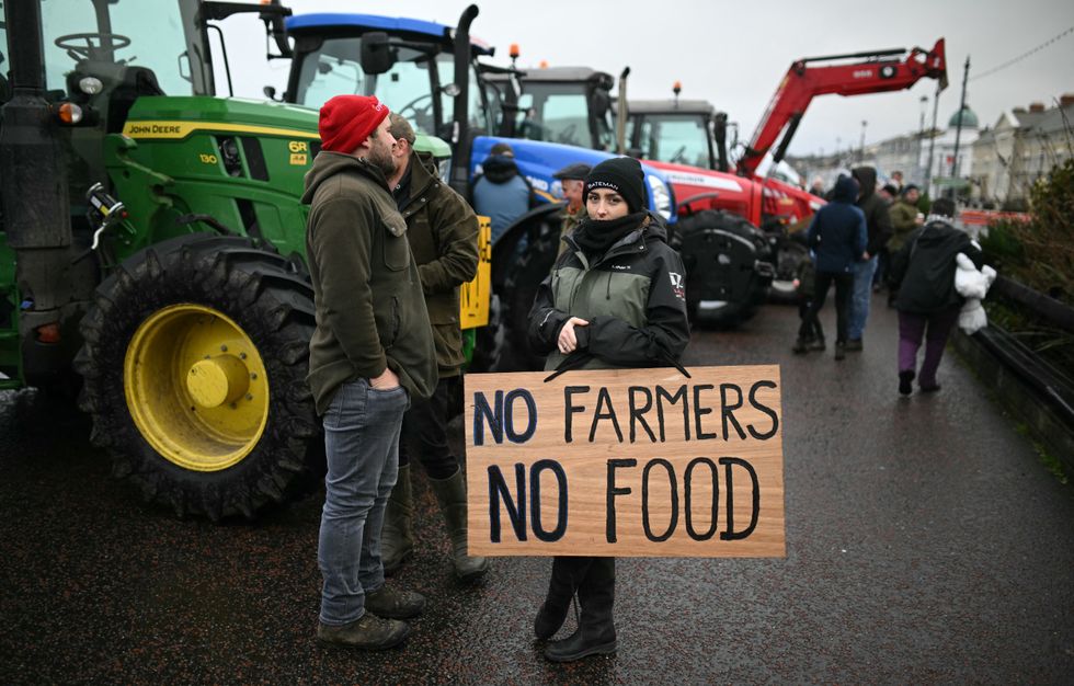 Farmer protestor