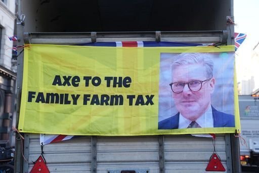 Farmer protests