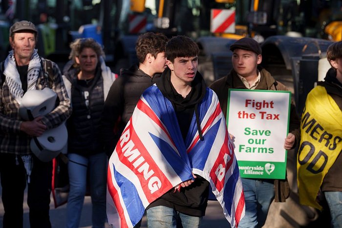 Farmer protests